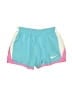 Nike 100% Polyester Color Block Teal Athletic Shorts Size 4T - photo 1