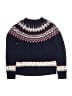 Crewcuts Chevron-herringbone Blue Pullover Sweater Size 6 - 7 - photo 1