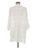 L Space 100% Cotton Ivory Poncho Size Med - Lg - photo 2