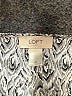 Ann Taylor LOFT Outlet 100% Polyester Gray Long Sleeve Blouse Size M - photo 7