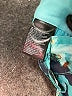 The North Face 100% Polyester Print Teal Casual Pants Size S - photo 8