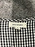 Max Studio Checkered-gingham White Black Short Sleeve Blouse Size S - photo 7