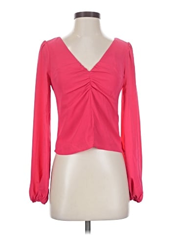 Lulus Long Sleeve Blouse (view 1)