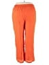 Monroe and Main 100% Viscose Solid Orange Casual Pants Size 1X - photo 2