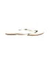 J.Crew Gold White Flip Flops Size 8 - photo 1