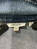 Chico's Graphic Aztec Or Tribal Print Blue Denim Jacket Size L - photo 6
