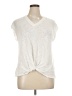 Pleione Silver Short Sleeve Top Size XL - photo 1