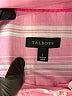 Talbots 100% Cotton Stripes Pink Long Sleeve Blouse Size L - photo 7