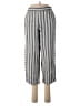Drew Stripes Gray Linen Pants Size M - photo 1