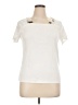 Rafaella Ivory Short Sleeve Top Size XL - photo 1