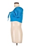 Zara Blue Short Sleeve Top Size L - photo 5