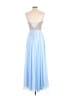Xscape Blue Cocktail Dress Size 8 - photo 2