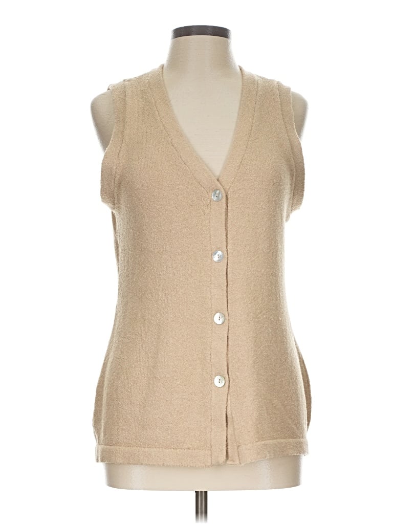 Pre-owned Boston Proper Sweater Vest In Tan