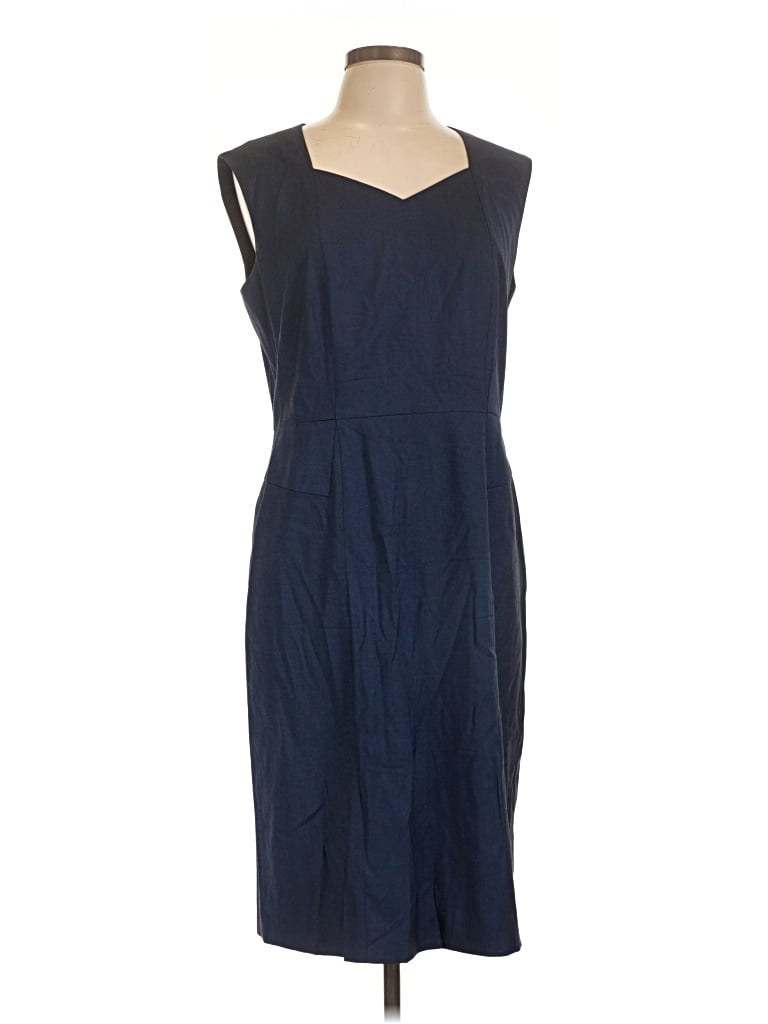 Pre-owned Boss By Hugo Boss Casual Dress In Blue