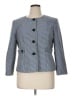 Isabella suits 100% Polyester Houndstooth Blue Blazer Size 16 - photo 1
