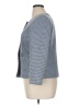 Isabella suits 100% Polyester Houndstooth Blue Blazer Size 16 - photo 5