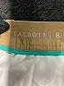 Talbots Solid Tan Khaki Shorts Size 8 - photo 3