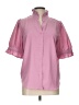 Ann Taylor Pink Short Sleeve Blouse Size L - photo 1