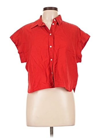 Gap Short Sleeve Button-Down Shirt (view 1)
