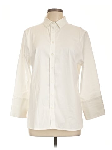 Chico's 3/4 Sleeve Button-Down Shirt (view 1)