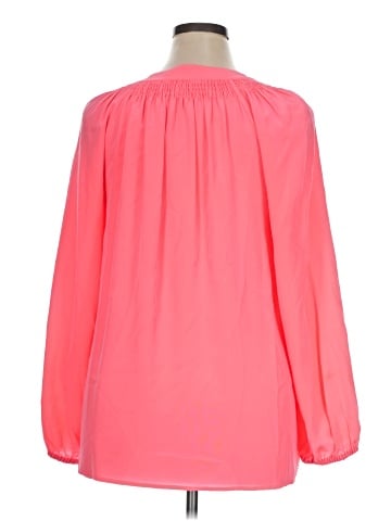 Lilly Pulitzer Long Sleeve Silk Top (view 2)