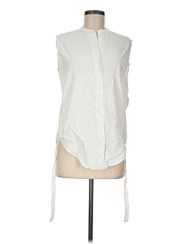 Helmut Lang Sleeveless Button-Down Shirt (view 1)