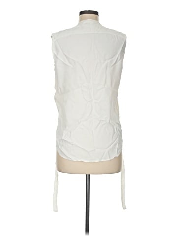 Helmut Lang Sleeveless Button-Down Shirt (view 2)