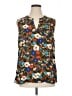 CAbi 100% Polyester Brown Sleeveless Blouse Size XL - photo 1