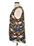CAbi 100% Polyester Brown Sleeveless Blouse Size XL - photo 5