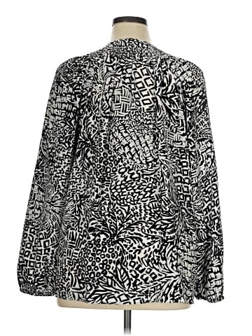 Lilly Pulitzer Long Sleeve Silk Top (view 2)