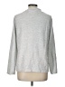 Weekends by Chico's Solid Silver Pullover Sweater Size L - photo 2