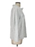 Weekends by Chico's Solid Silver Pullover Sweater Size L - photo 4