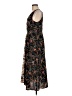 Mango 100% Polyester Print Brown Casual Dress Size M - photo 5