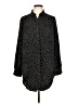 Express 100% Polyester Polka Dots Black 3/4 Sleeve Blouse Size L - photo 1
