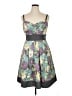 Torrid Floral Gray Cocktail Dress Size 16 - photo 1