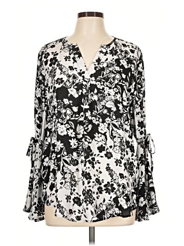Adrianna Papell 3/4 Sleeve Blouse (view 1)