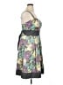 Torrid Floral Gray Cocktail Dress Size 16 - photo 4