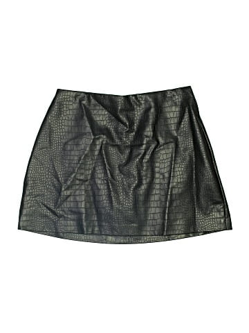 Abercrombie & Fitch Faux Leather Skirt (view 1)