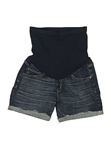 Indigo Blue Denim Shorts (view 1)