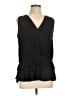 Banana Republic 100% Polyester Black Sleeveless Blouse Size L - photo 1