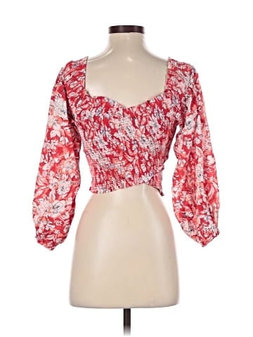 Free People 3/4 Sleeve Blouse (view 2)