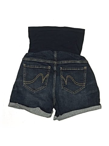 Indigo Blue Denim Shorts (view 2)