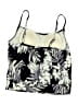 Kona Sol Tropical Black Swimsuit Top Size L - photo 2