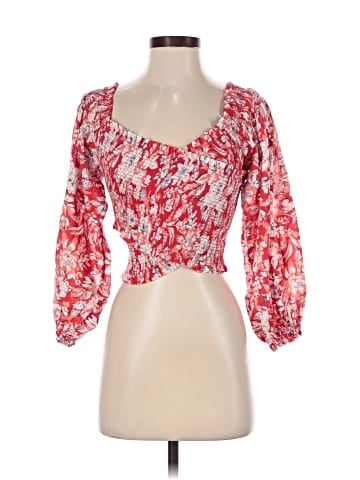 Free People 3/4 Sleeve Blouse (view 1)