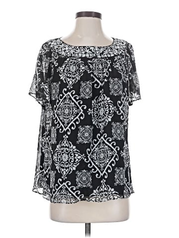 Laura Ashley Short Sleeve Blouse (view 1)