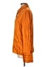 Neiman Marcus 100% Silk Stripes Orange Long Sleeve Silk Top Size 12 - photo 5