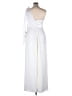 Amsale Solid White Jumpsuit Size 16 - photo 2