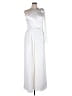Amsale Solid White Jumpsuit Size 16 - photo 1