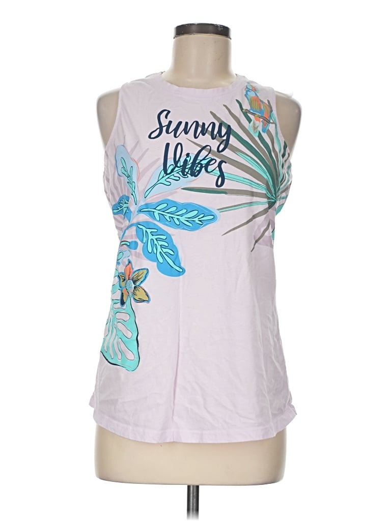 Pre-owned Vera Bradley Sleeveless T-shirt In Silver