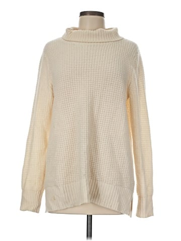 White + Warren Turtleneck Sweater (view 1)